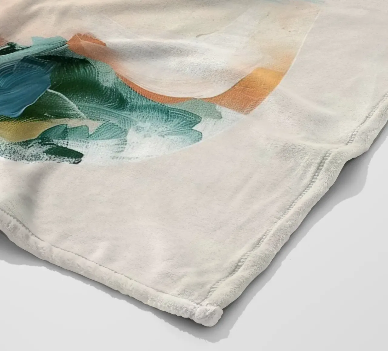 Eggshell Seascape Fleecedecke von softsoul