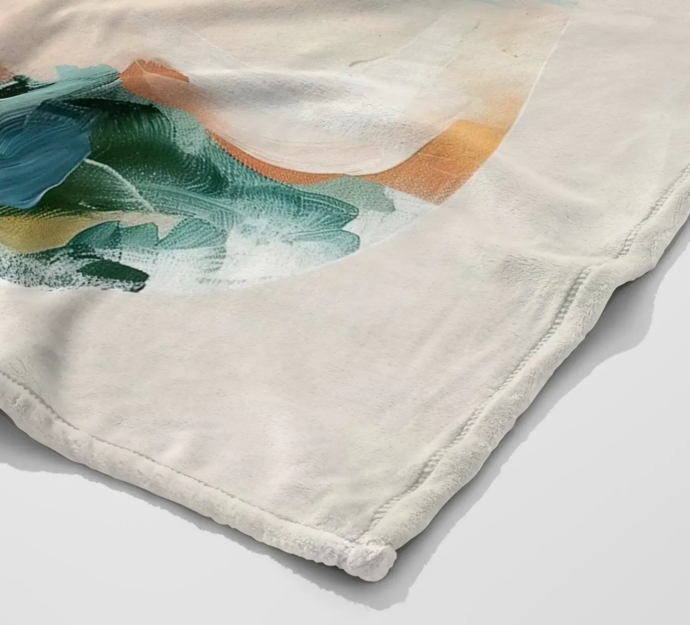 Eggshell Seascape plaid polaire de softsoul