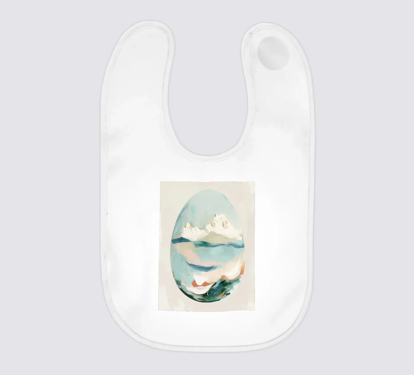 Eggshell Seascape bavaglino da softsoul