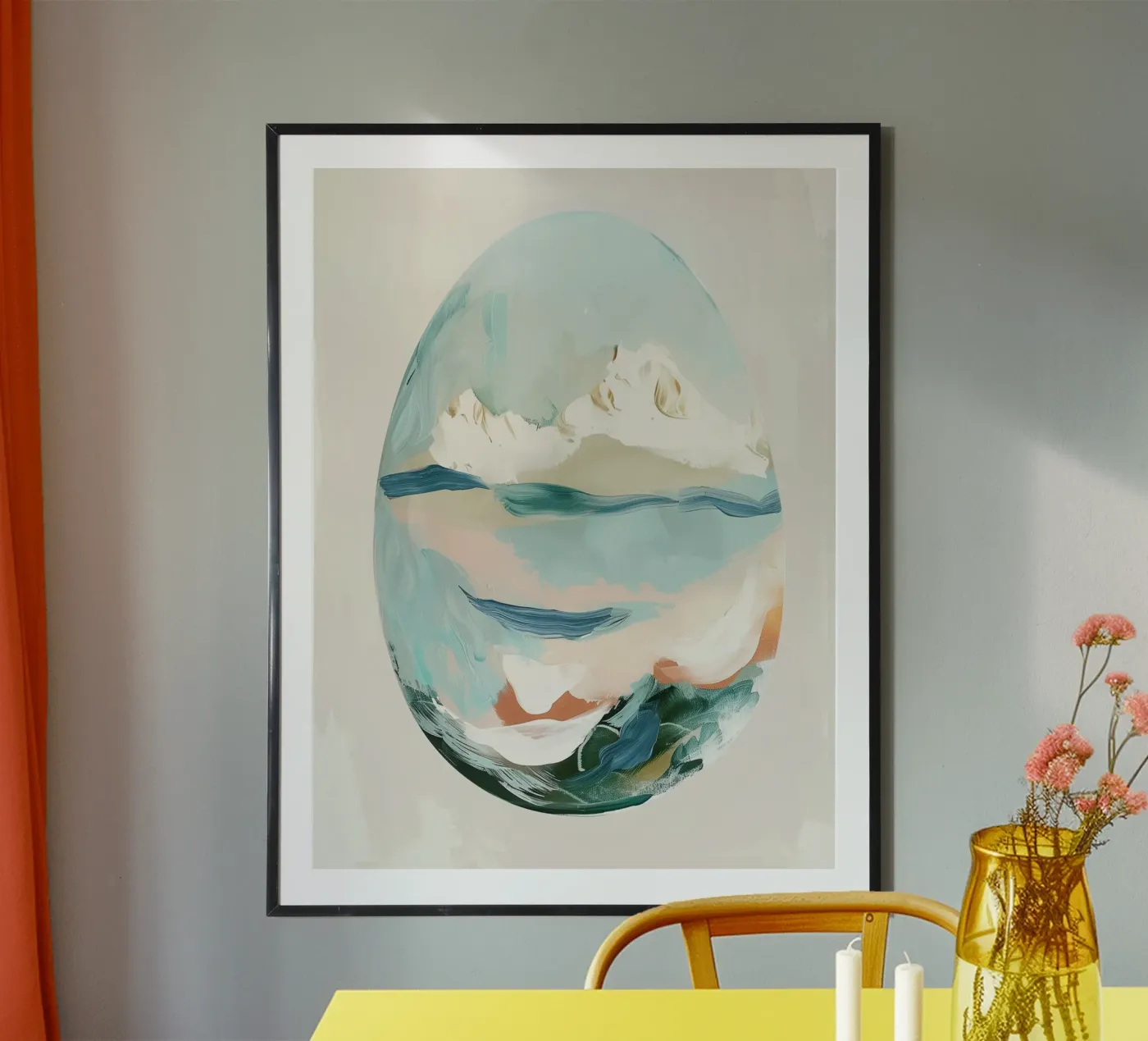 Eggshell Seascape poster da softsoul