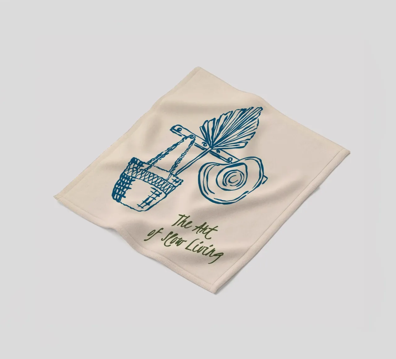 Boho Vacation 8 Slow Living coperta in pile da Boho Print Collection