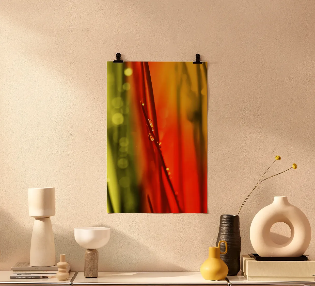 water droplet Poster von Atteloi Fotografie