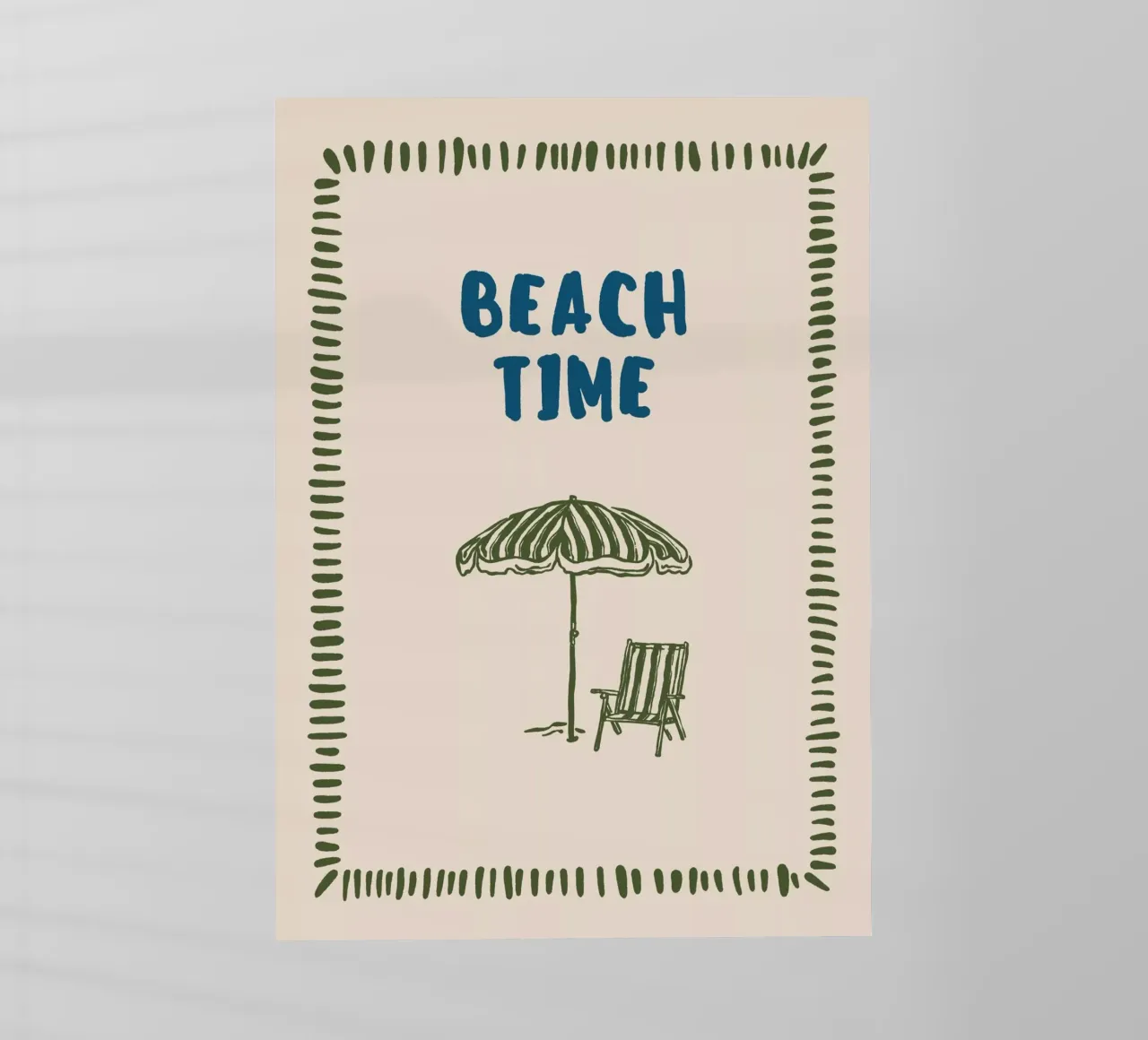 Boho Vacation 9 Beach Time pellicola backlit da Boho Print Collection
