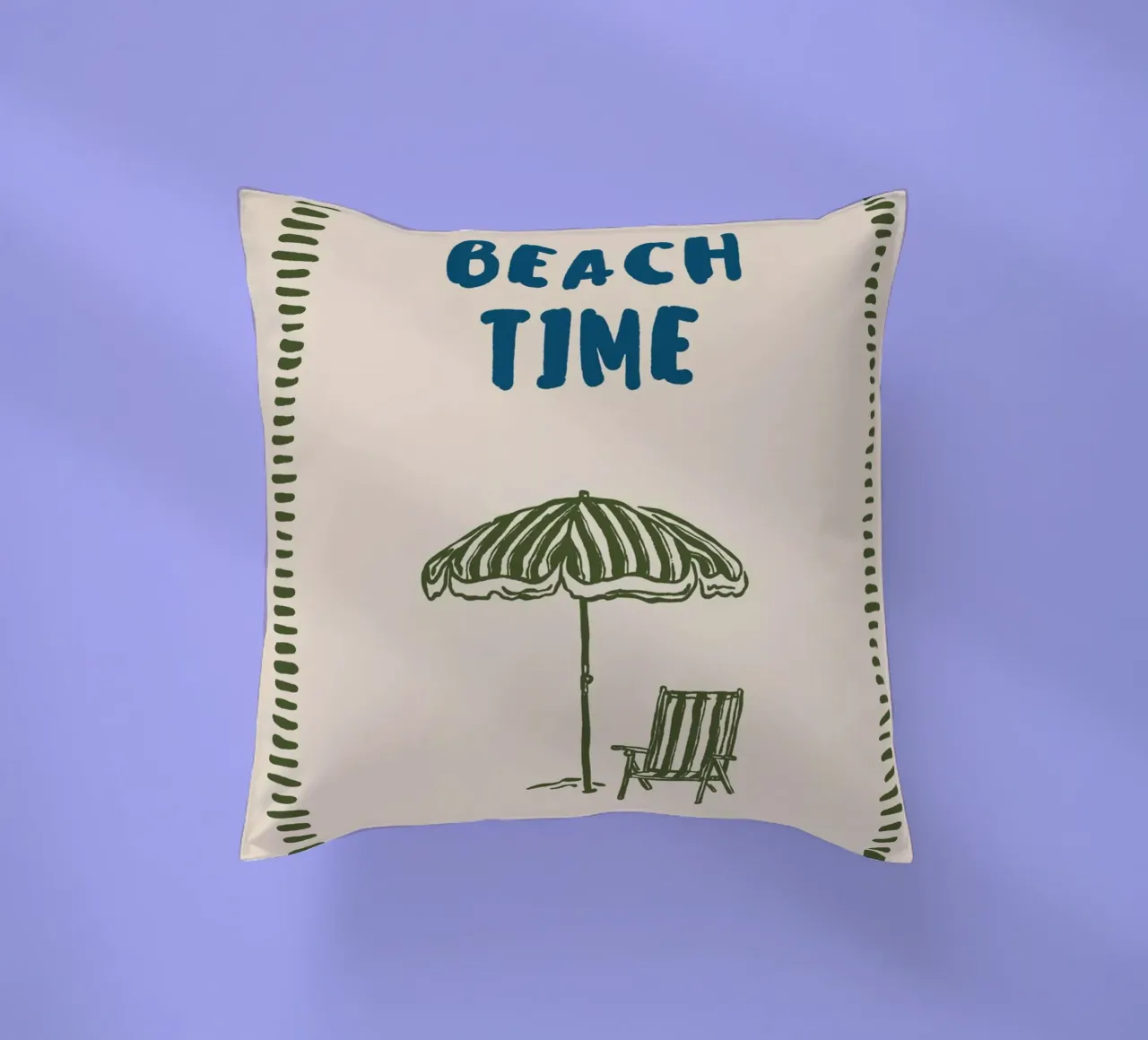 Boho Vacation 9 Beach Time cuscino da Boho Print Collection