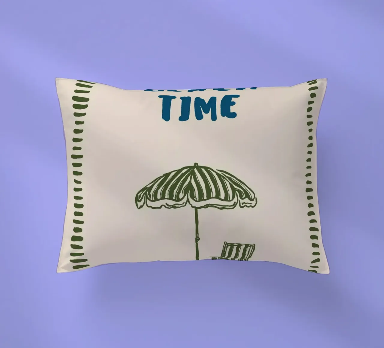 Boho Vacation 9 Beach Time cuscino da Boho Print Collection