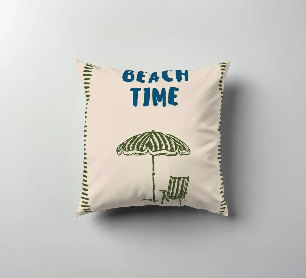 Boho Vacation 9 Beach Time cuscino da Boho Print Collection