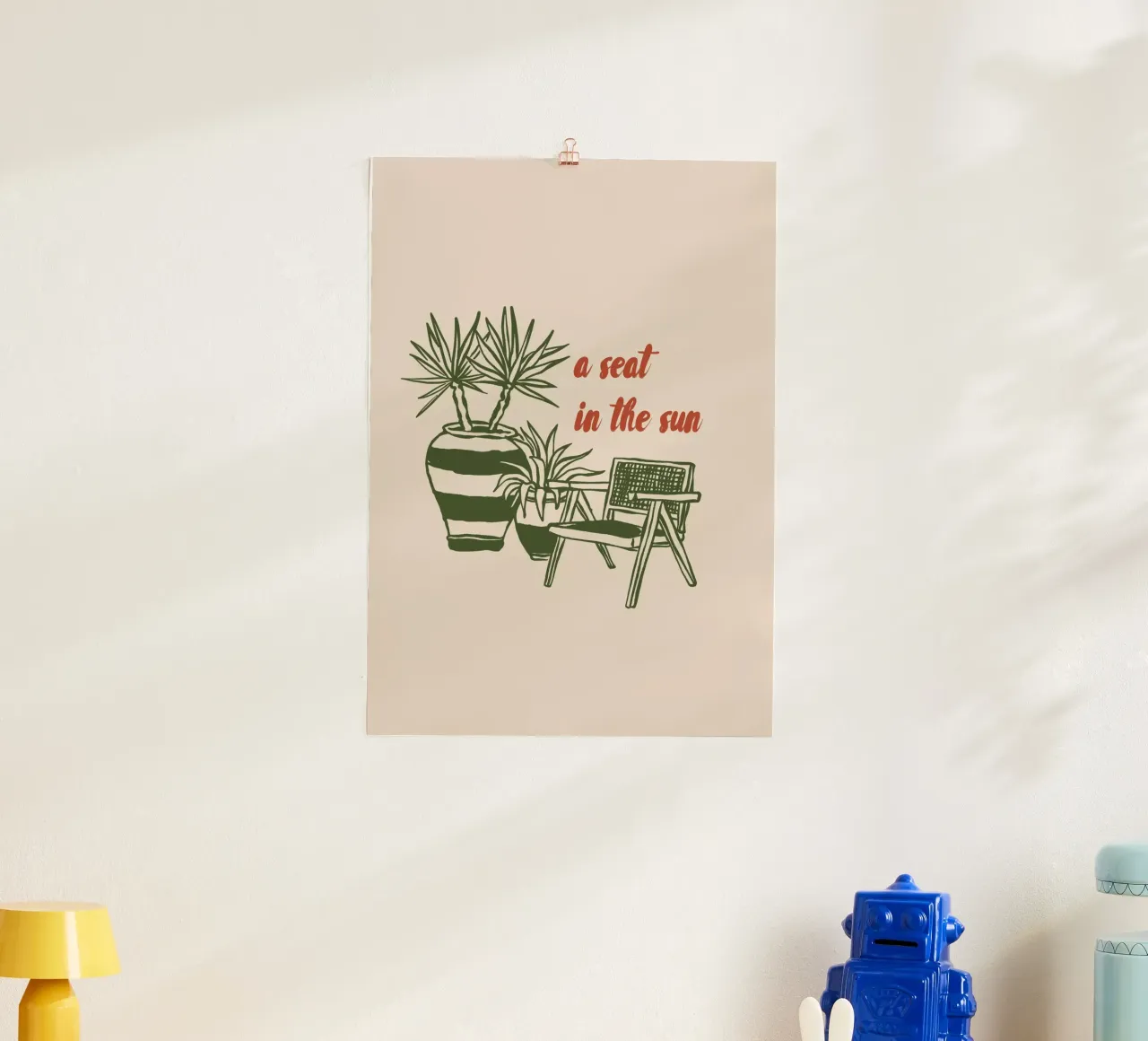 Boho Vacation 10 Seat in the Sun poster da Boho Print Collection