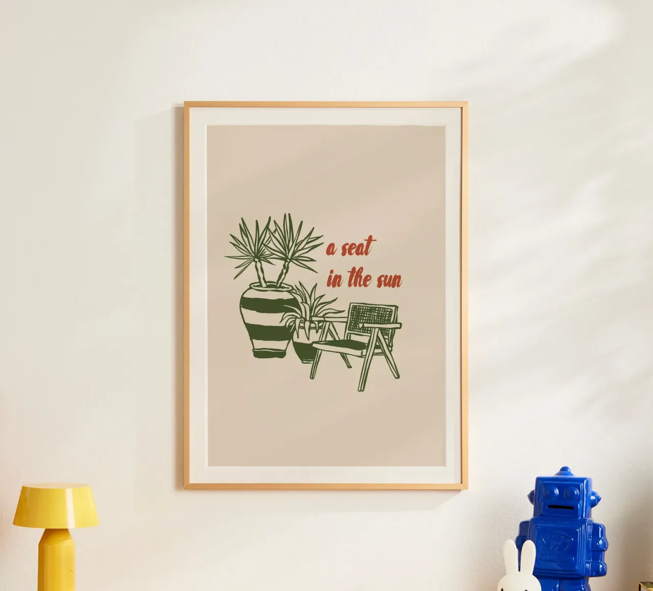 Boho Vacation 10 Seat in the Sun poster da Boho Print Collection