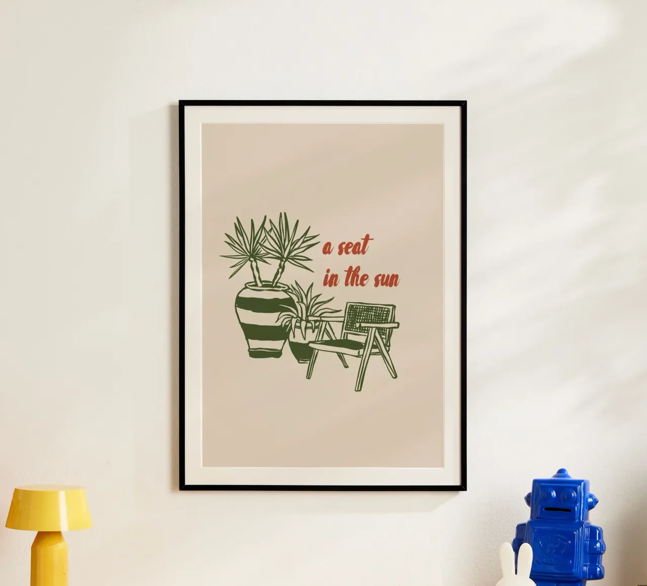 Boho Vacation 10 Seat in the Sun poster da Boho Print Collection