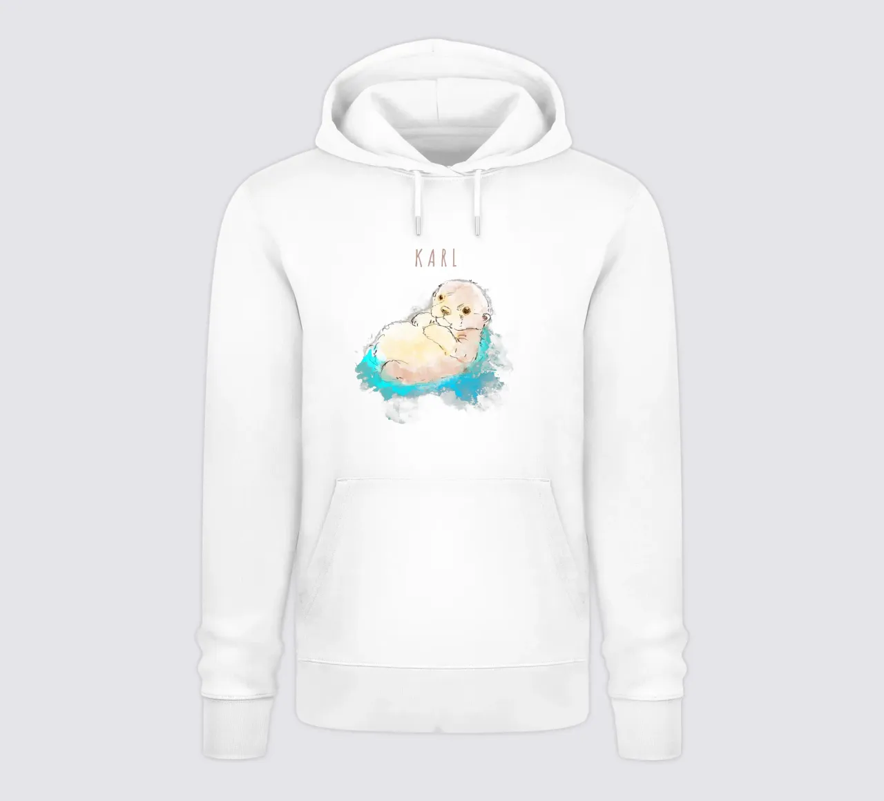 CUTE OTTER felpa con cappuccio da DANDESIGN