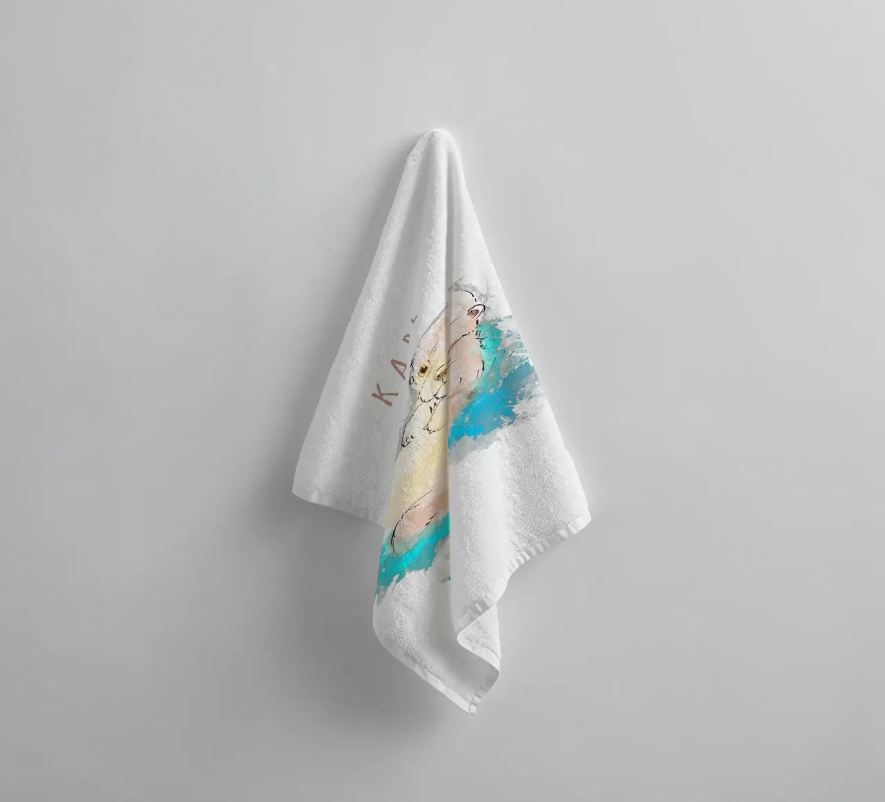 CUTE OTTER asciugamano da bagno da DANDESIGN