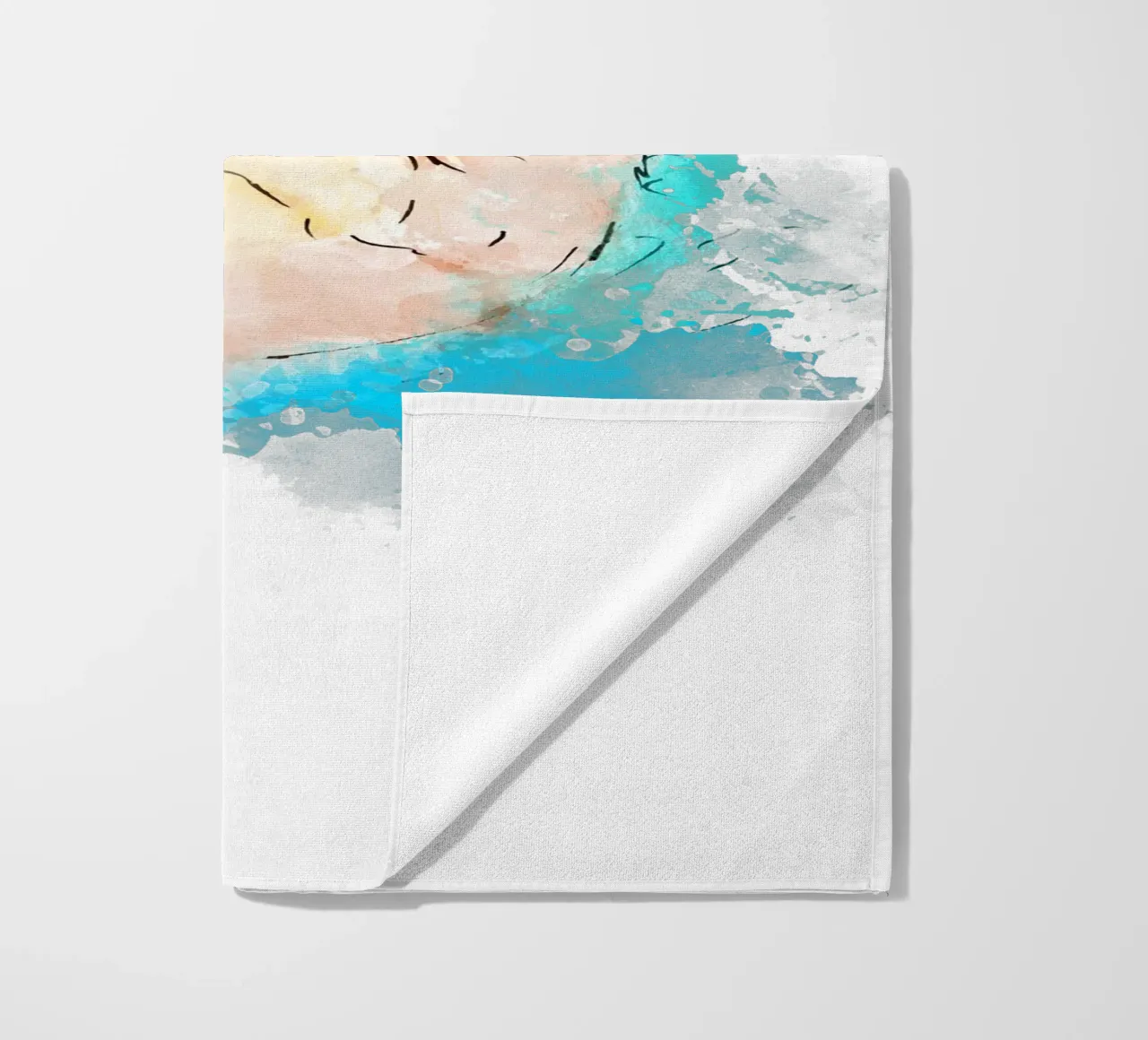 CUTE OTTER telo mare da DANDESIGN