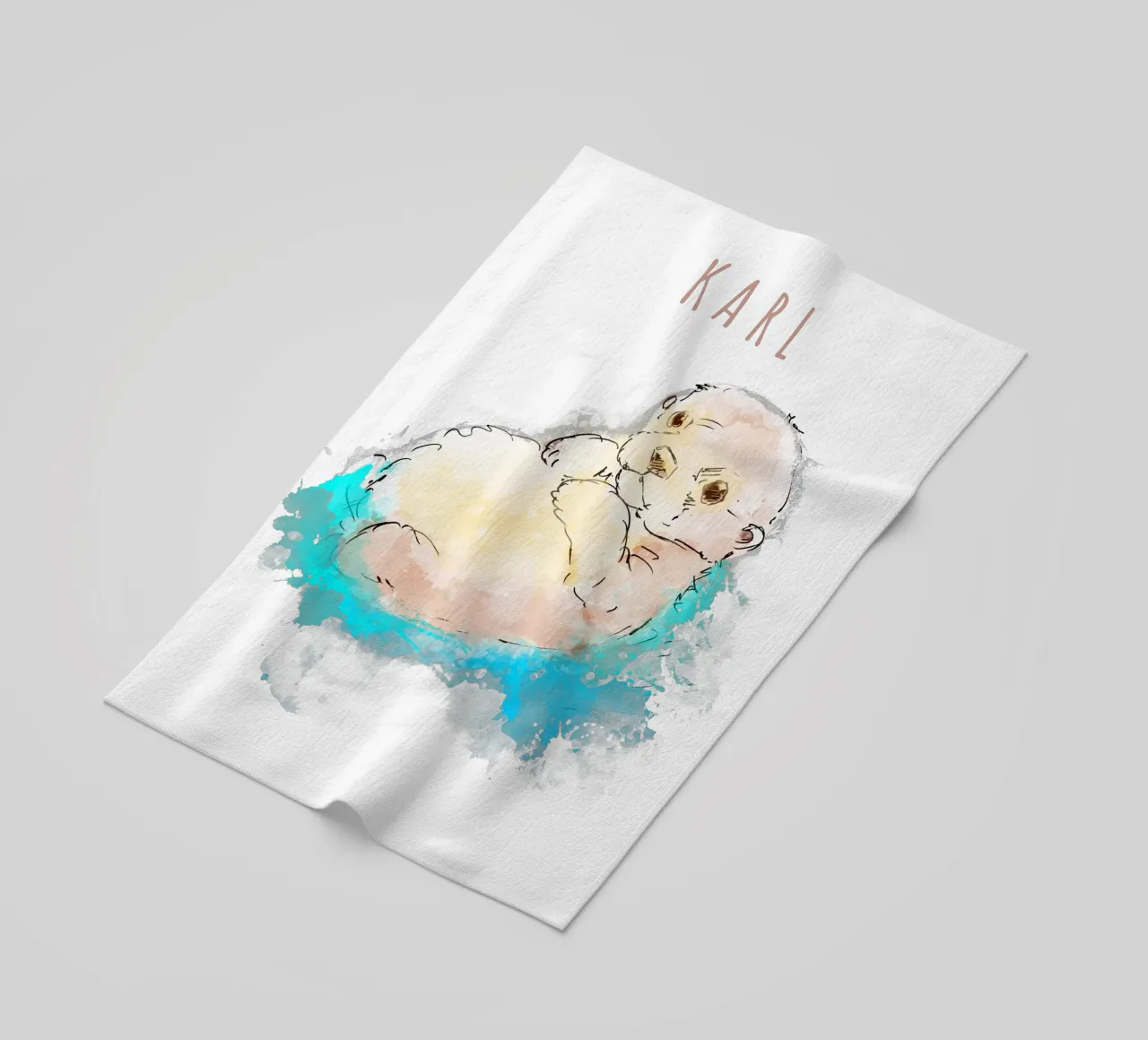 CUTE OTTER telo mare da DANDESIGN