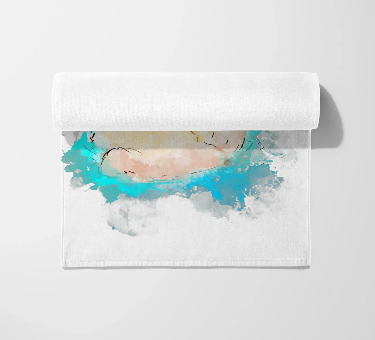 CUTE OTTER telo mare da DANDESIGN