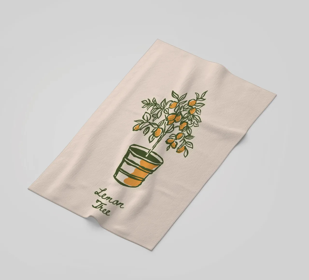 Boho Vacation 12 Lemon Tree telo mare da Boho Print Collection