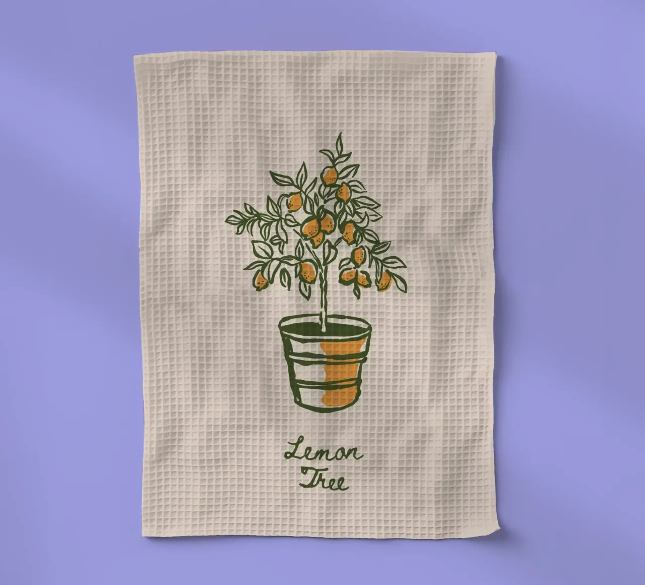 Boho Vacation 12 Lemon Tree canovaccio da cucina da Boho Print Collection