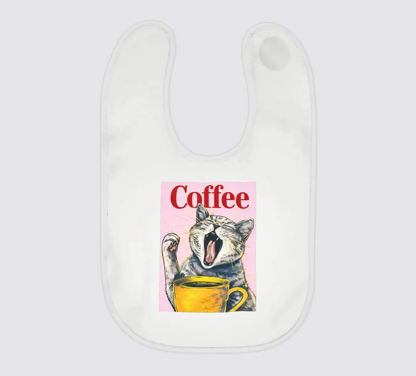 gatto caffè bavaglino da Plumpz