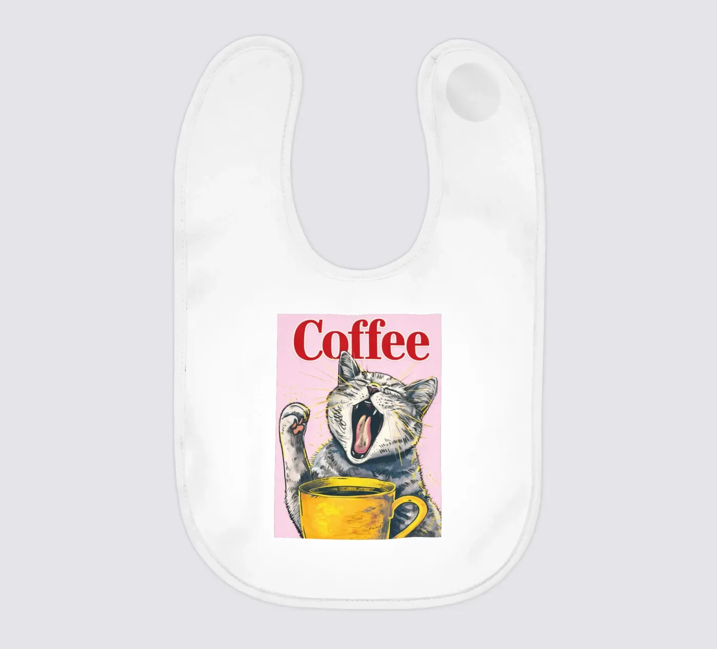 gatto caffè bavaglino da Plumpz