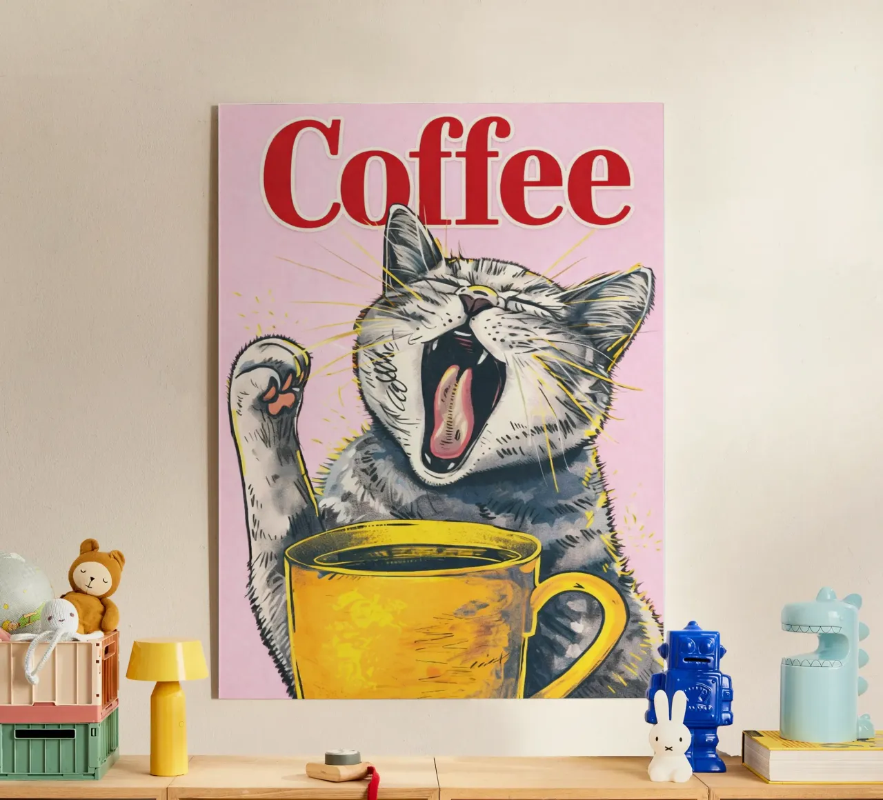 gatto caffè plexiglass da Plumpz