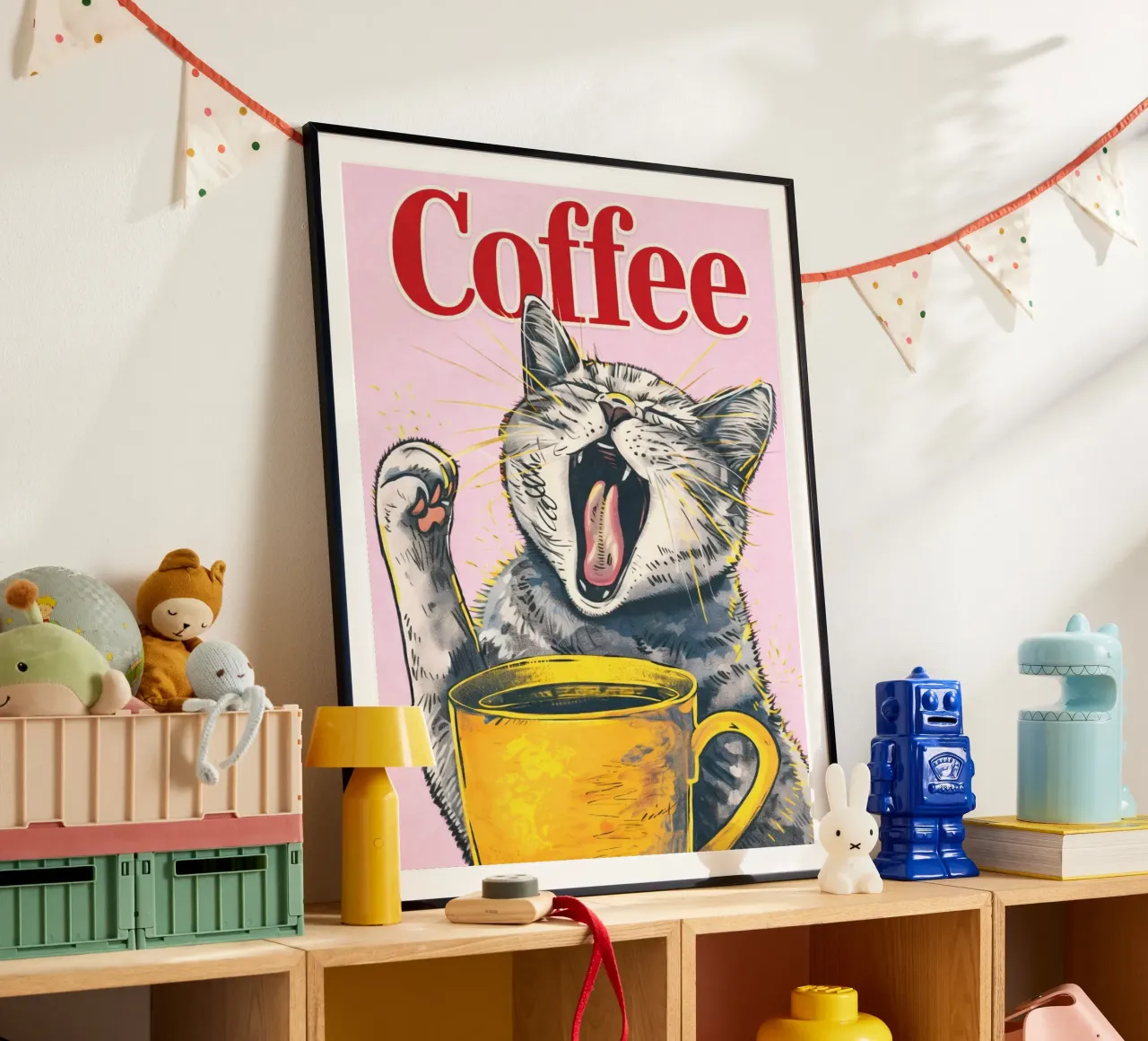 coffee cat poster da Plumpz
