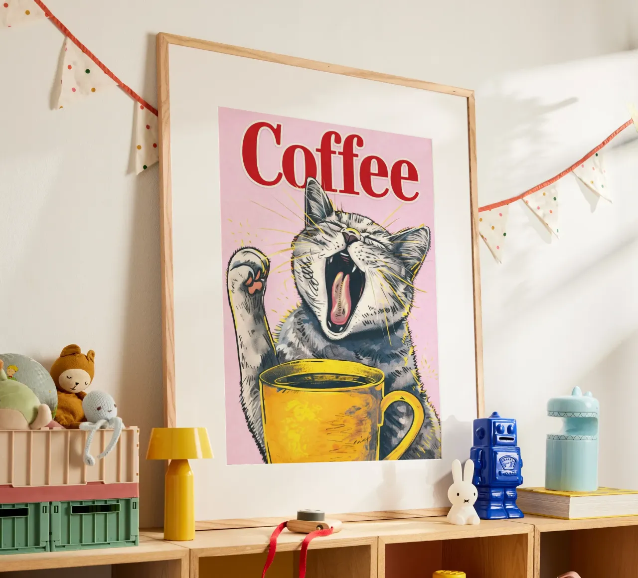coffee cat poster da Plumpz