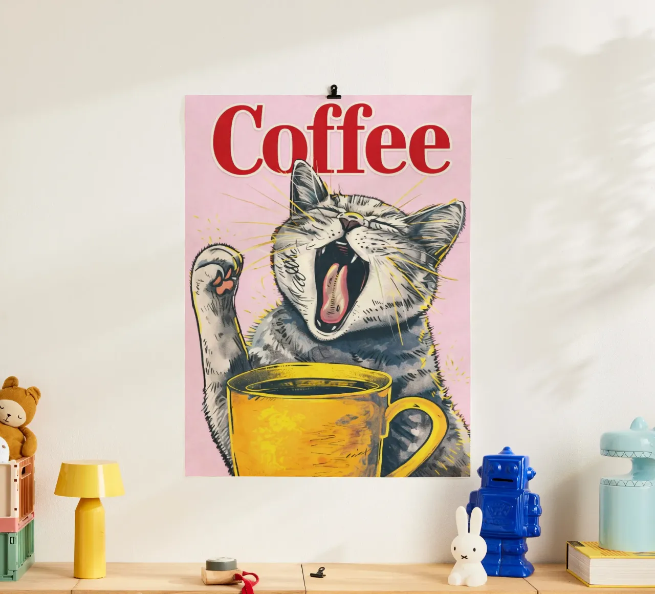 coffee cat poster da Plumpz