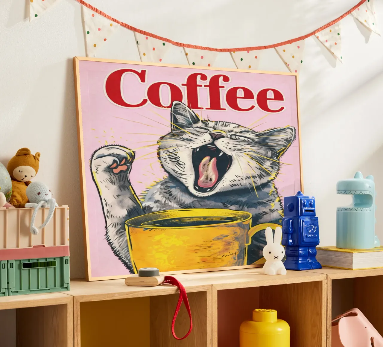 coffee cat poster da Plumpz