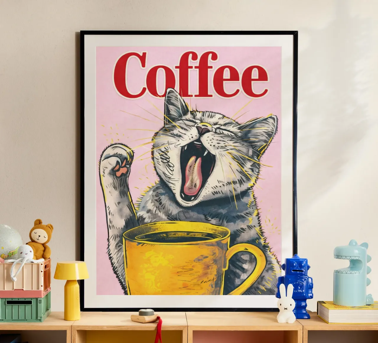 coffee cat poster da Plumpz
