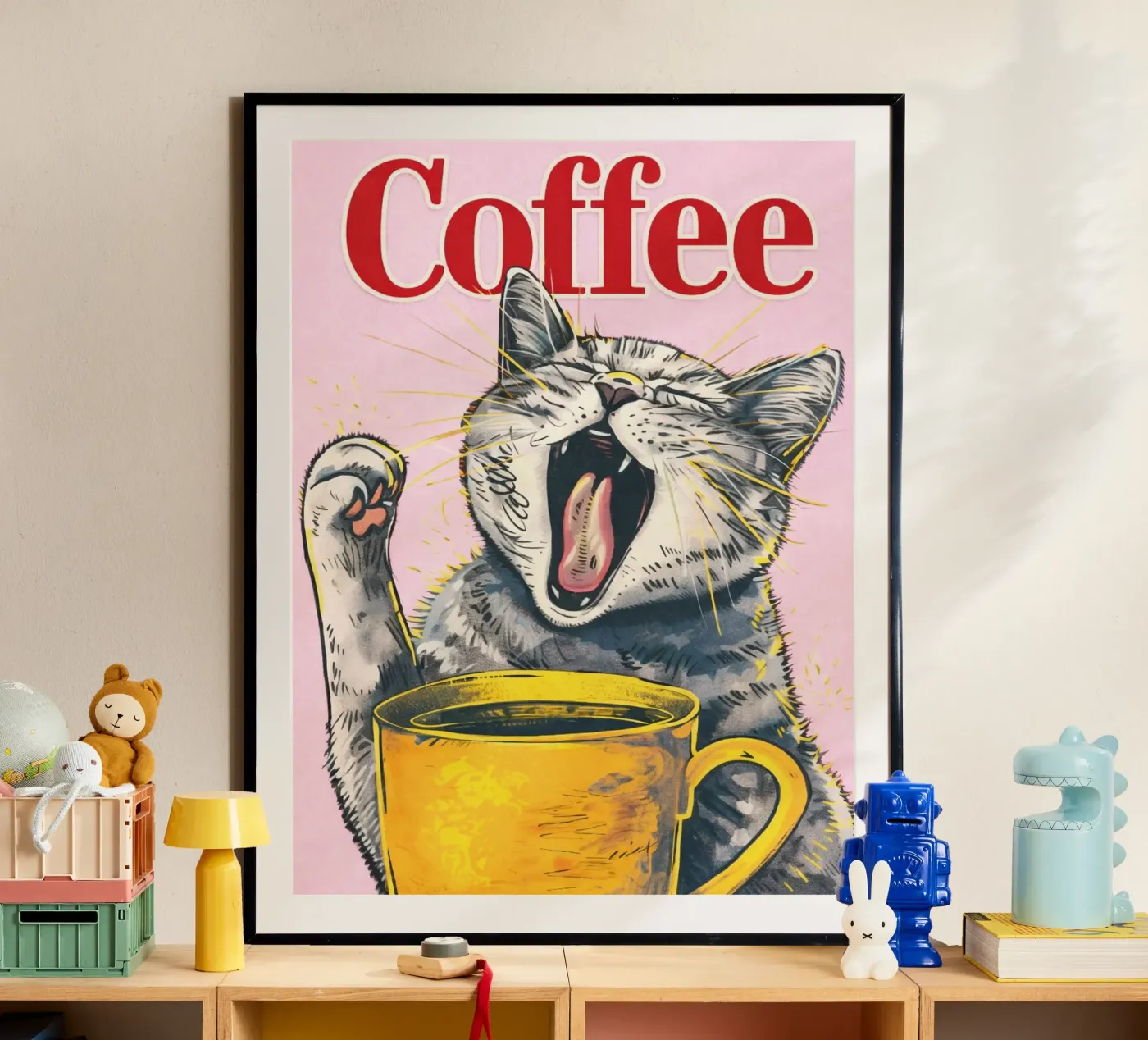gatto caffè poster da Plumpz