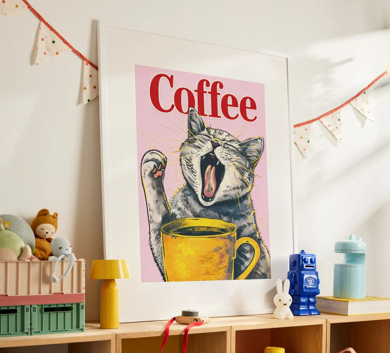 coffee cat poster da Plumpz