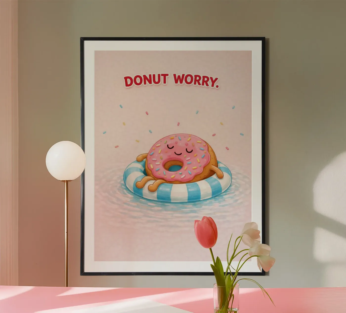donut worry poster by Plumpz