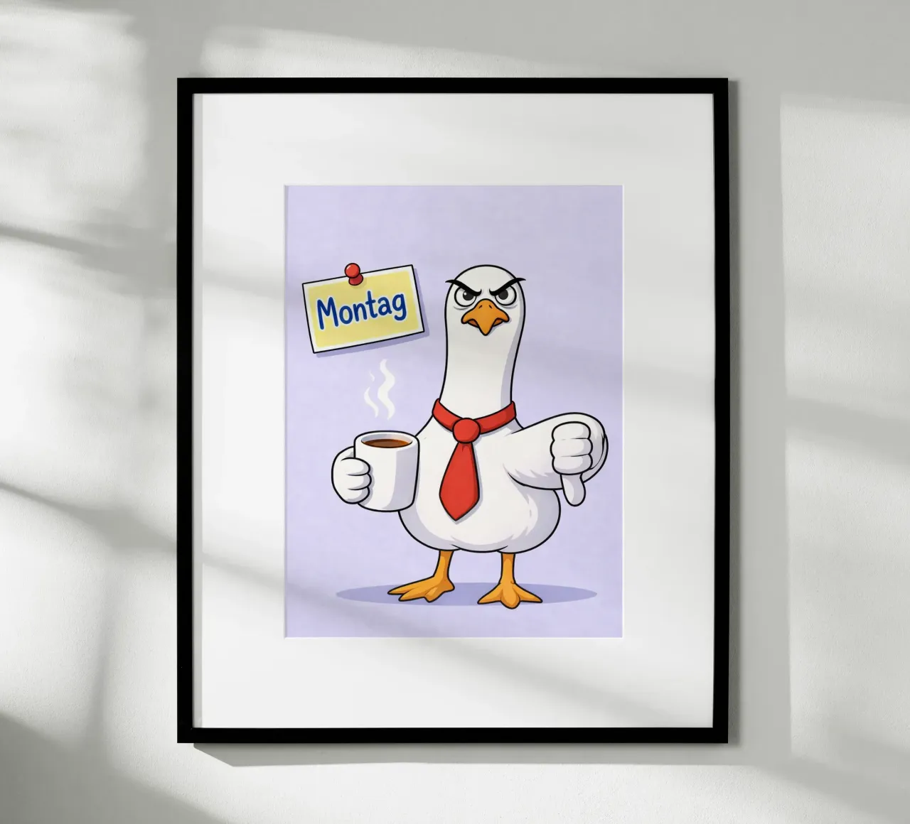 boze eend poster van Plumpz