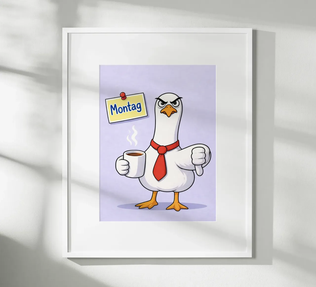 boze eend poster van Plumpz