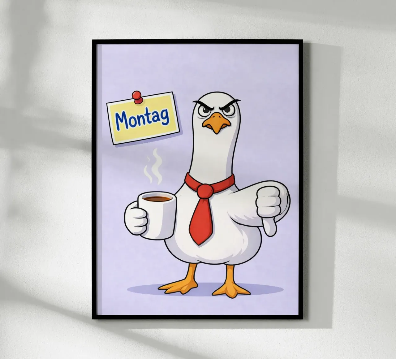 boze eend poster van Plumpz