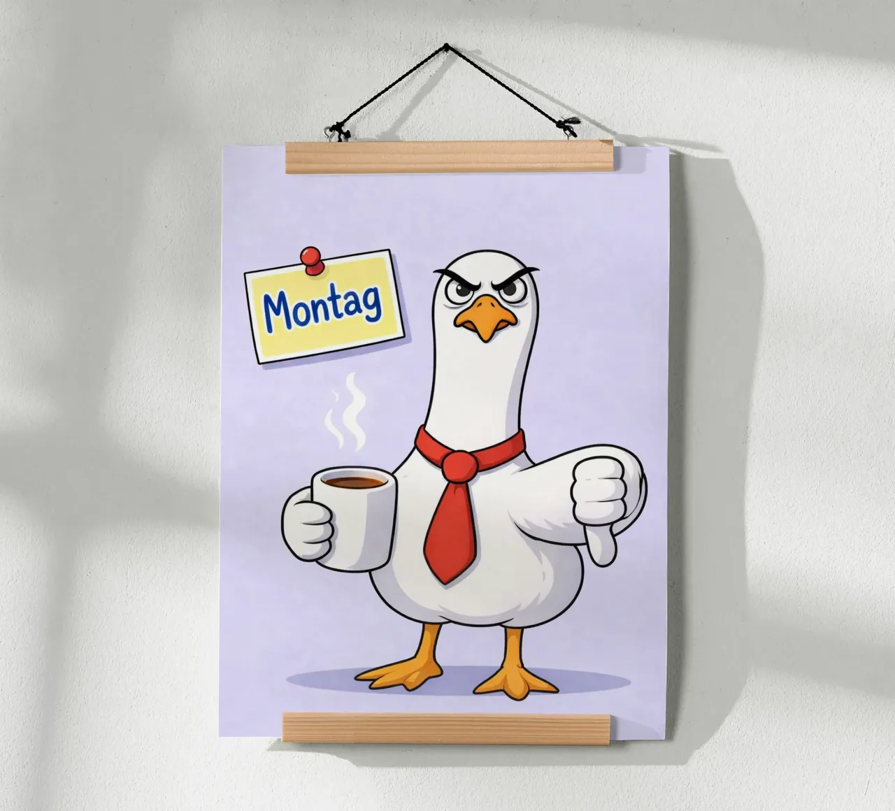 boze eend poster van Plumpz