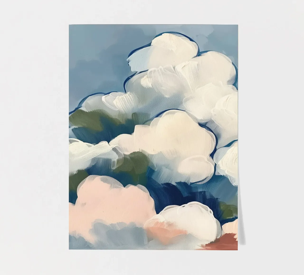 Clouds Before Rain sticker sheet by softsoul