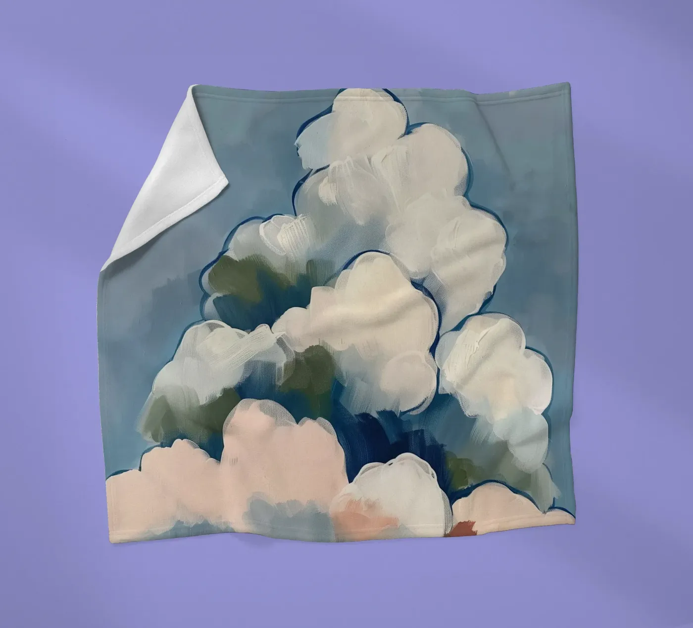 Clouds Before Rain Fleecedecke von softsoul