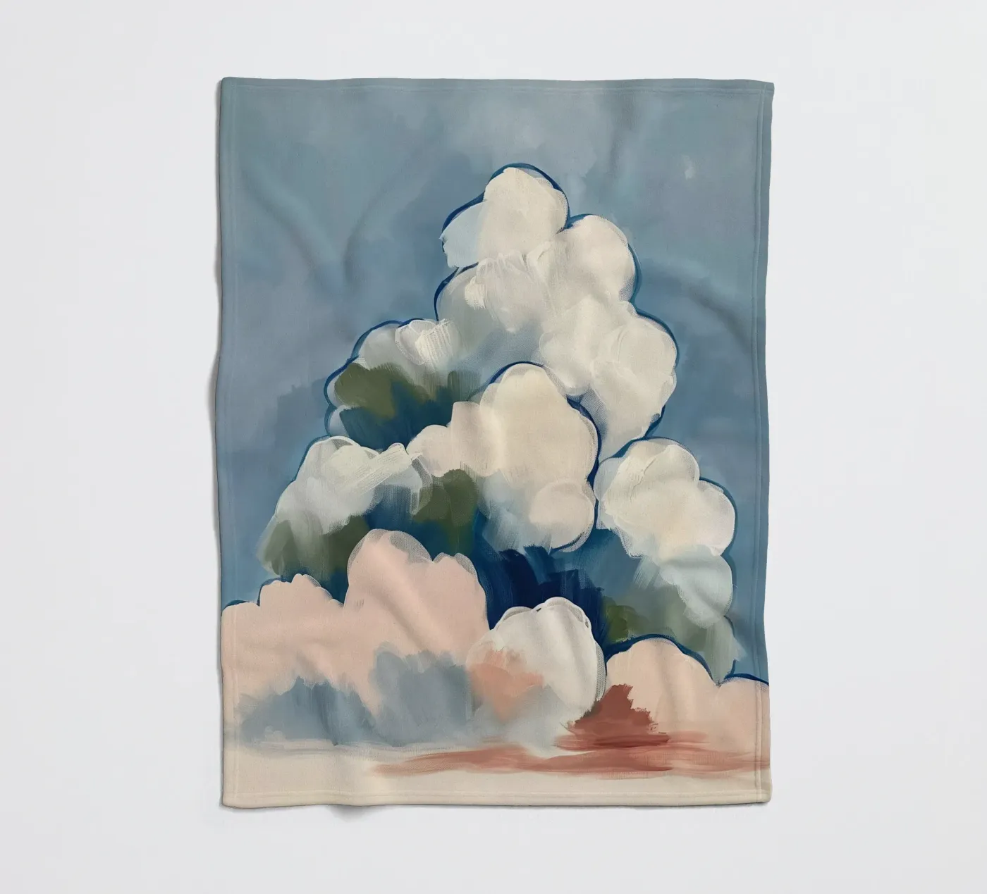 Clouds Before Rain Fleecedecke von softsoul