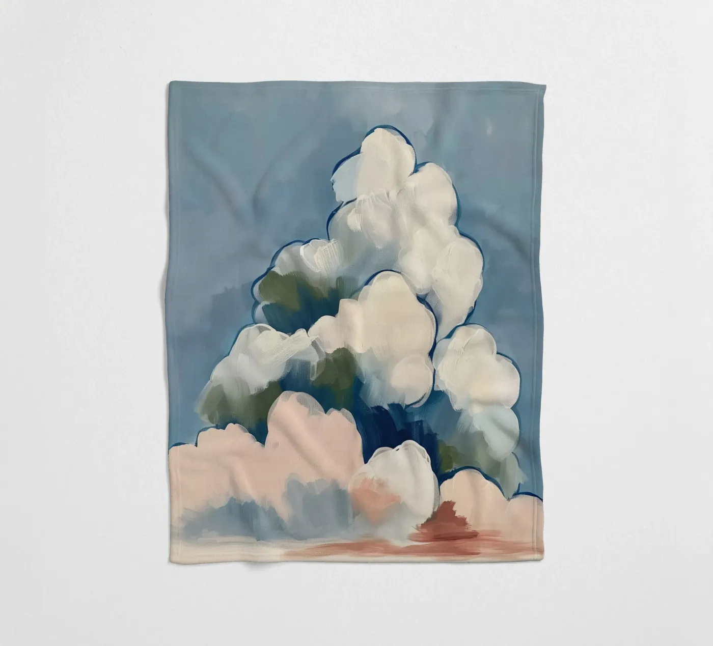 Clouds Before Rain Fleecedecke von softsoul