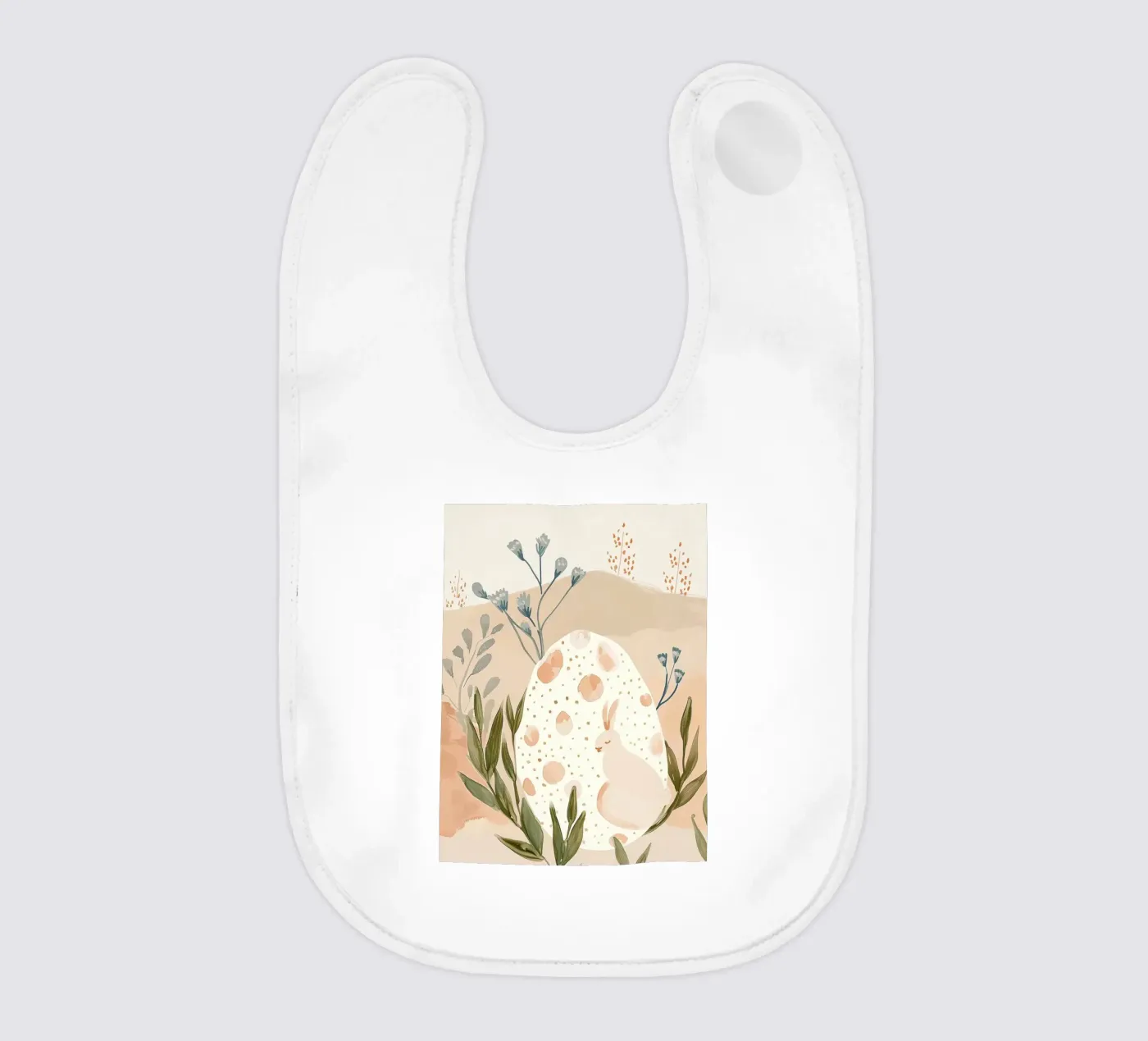 Easter Springtime Bunny Babylätzchen von softsoul