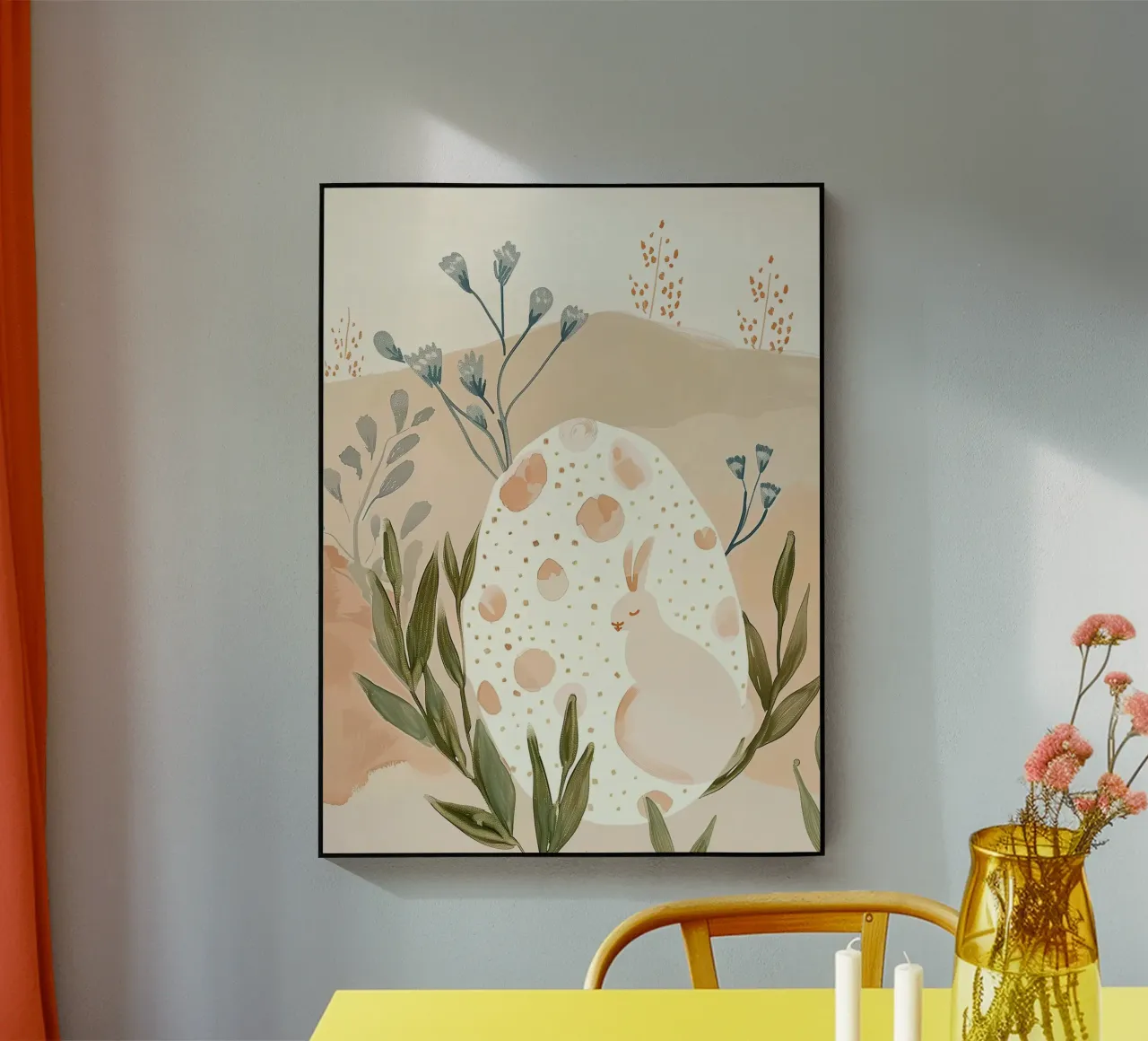 Easter Springtime Bunny plexiglass da softsoul