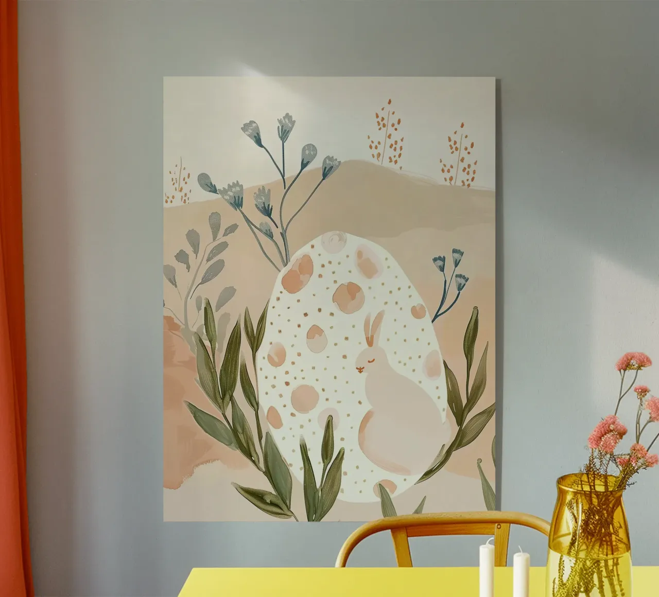 Easter Springtime Bunny plexiglass da softsoul