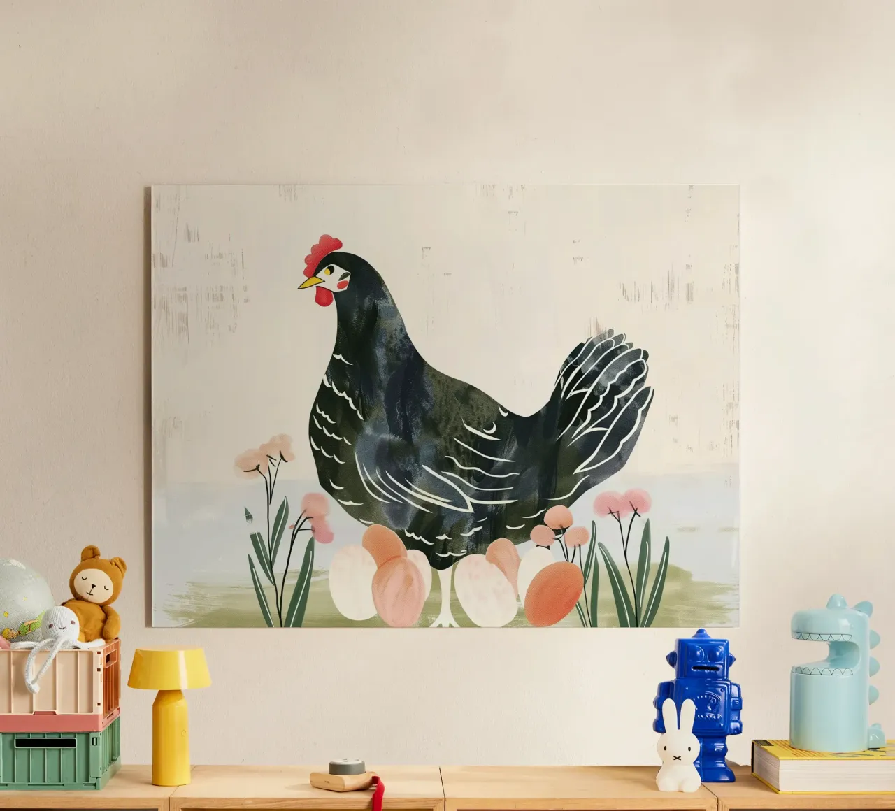 Easter Hen & Eggs plexiglass da softsoul