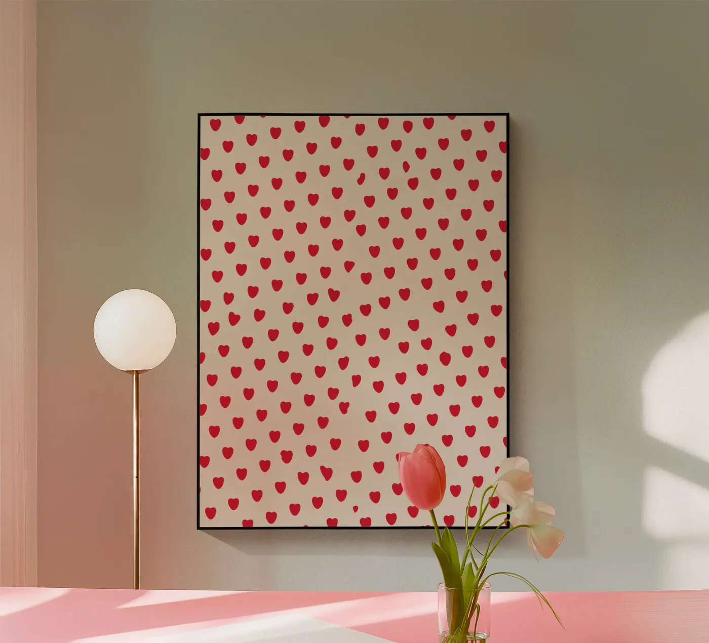 SMALL HEART acrylic glass by MORINA FLAW