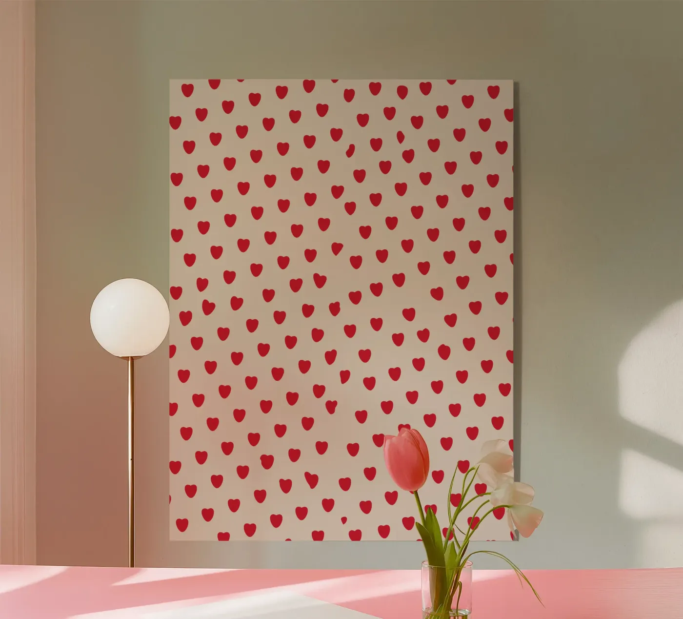 KLEIN HART acryl van MORINA FLAW