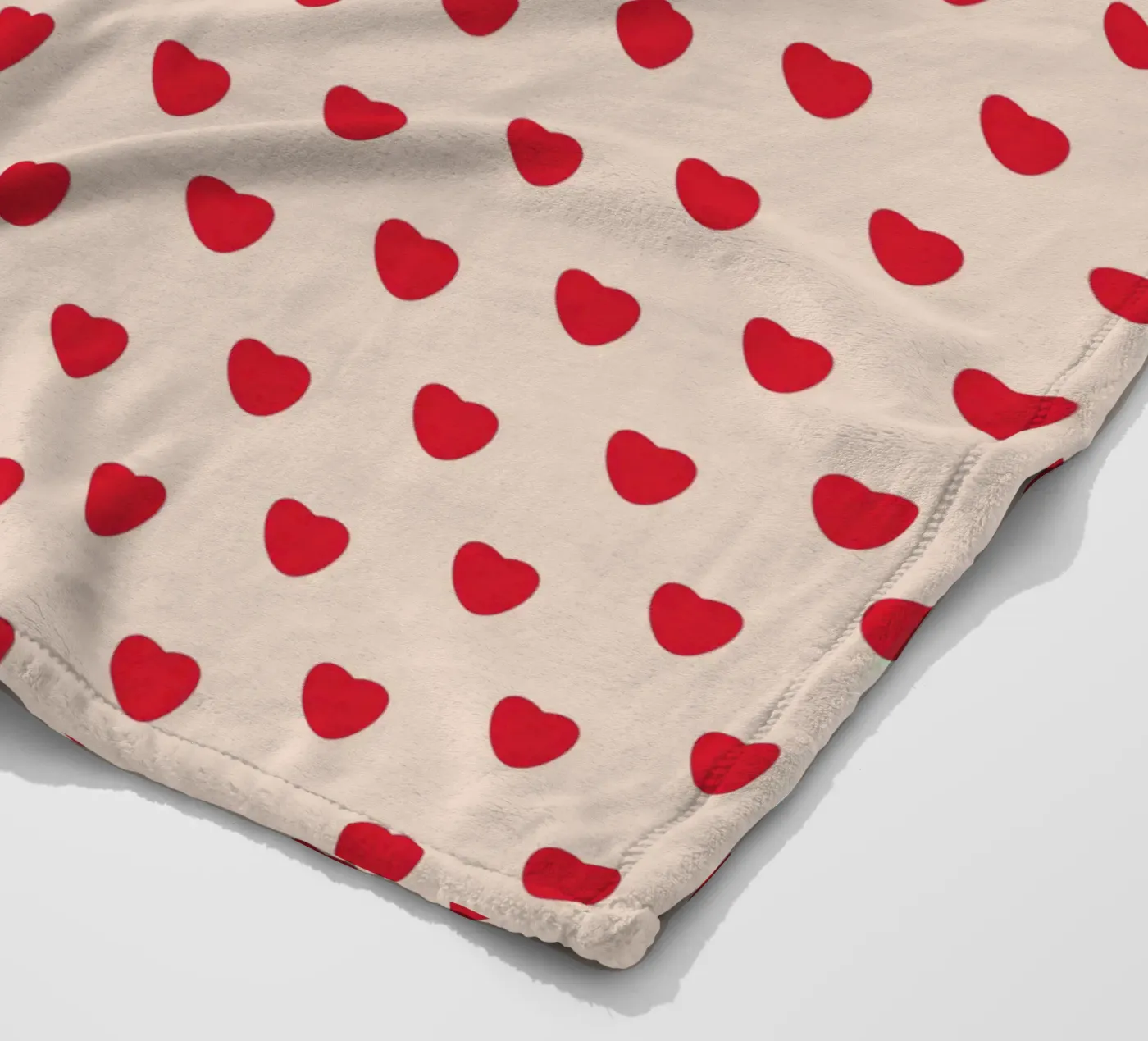 SMALL HEART coperta in pile da MORINA FLAW