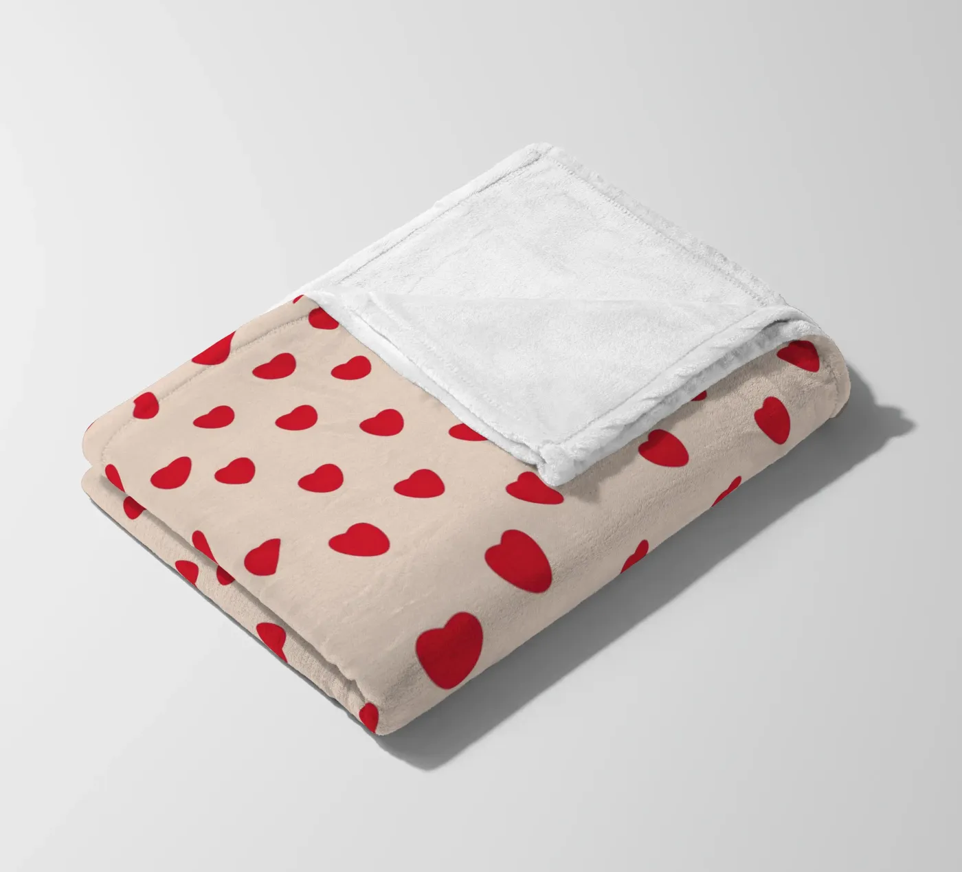 SMALL HEART coperta in pile da MORINA FLAW