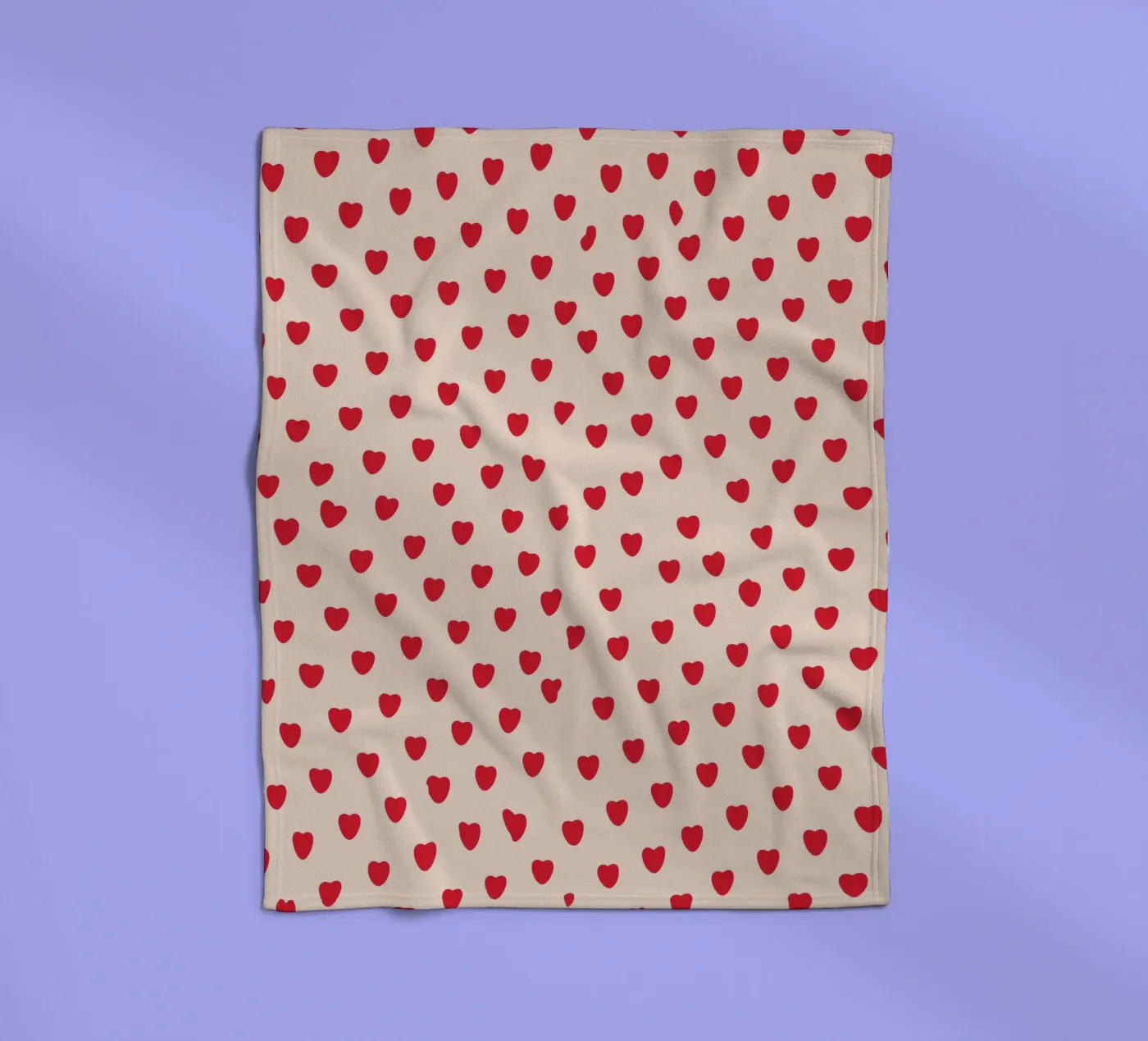 SMALL HEART coperta in pile da MORINA FLAW