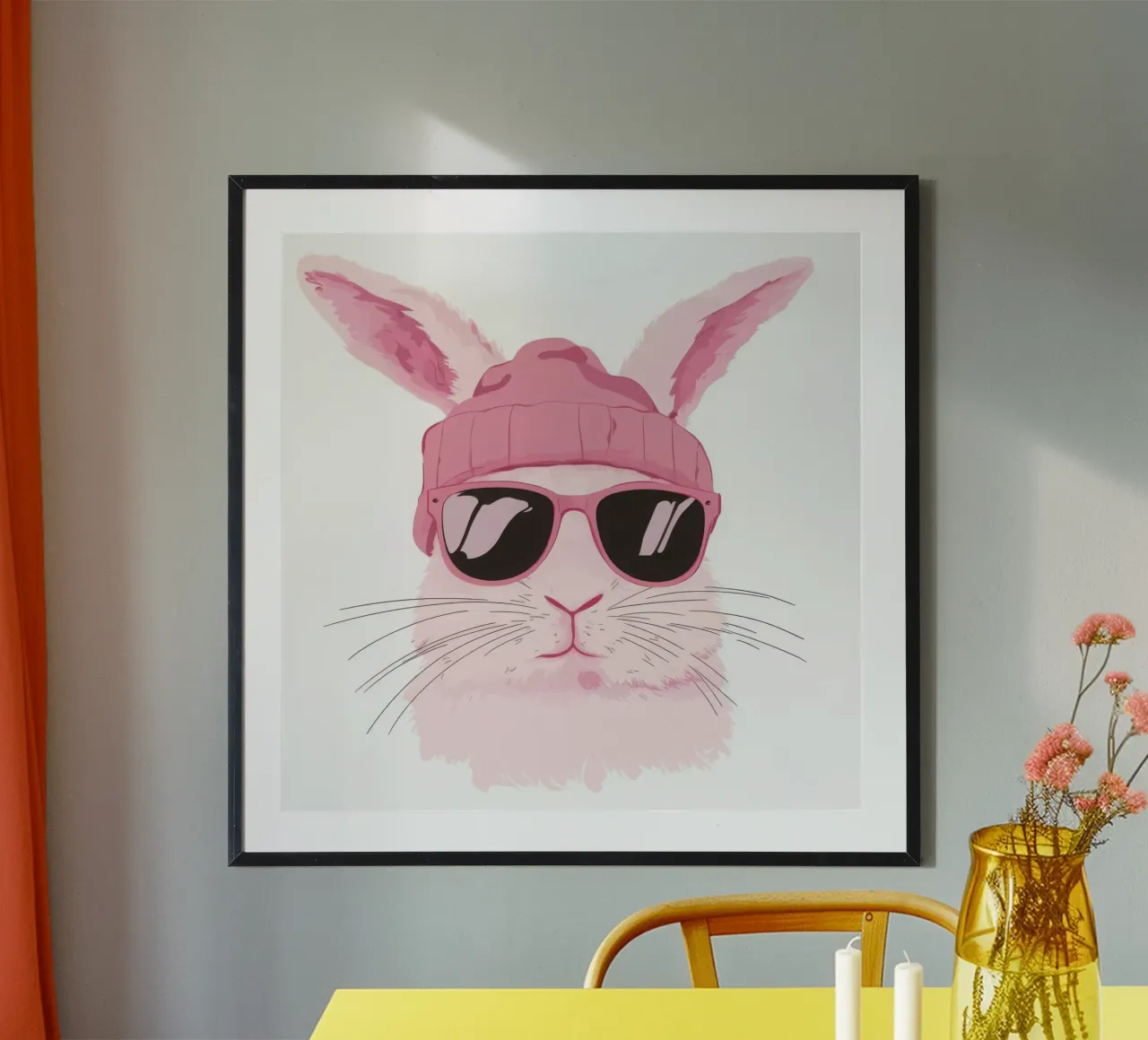 Cute Rabbit 7 carta hahnemühle da So Cute Land - Affiches et posters