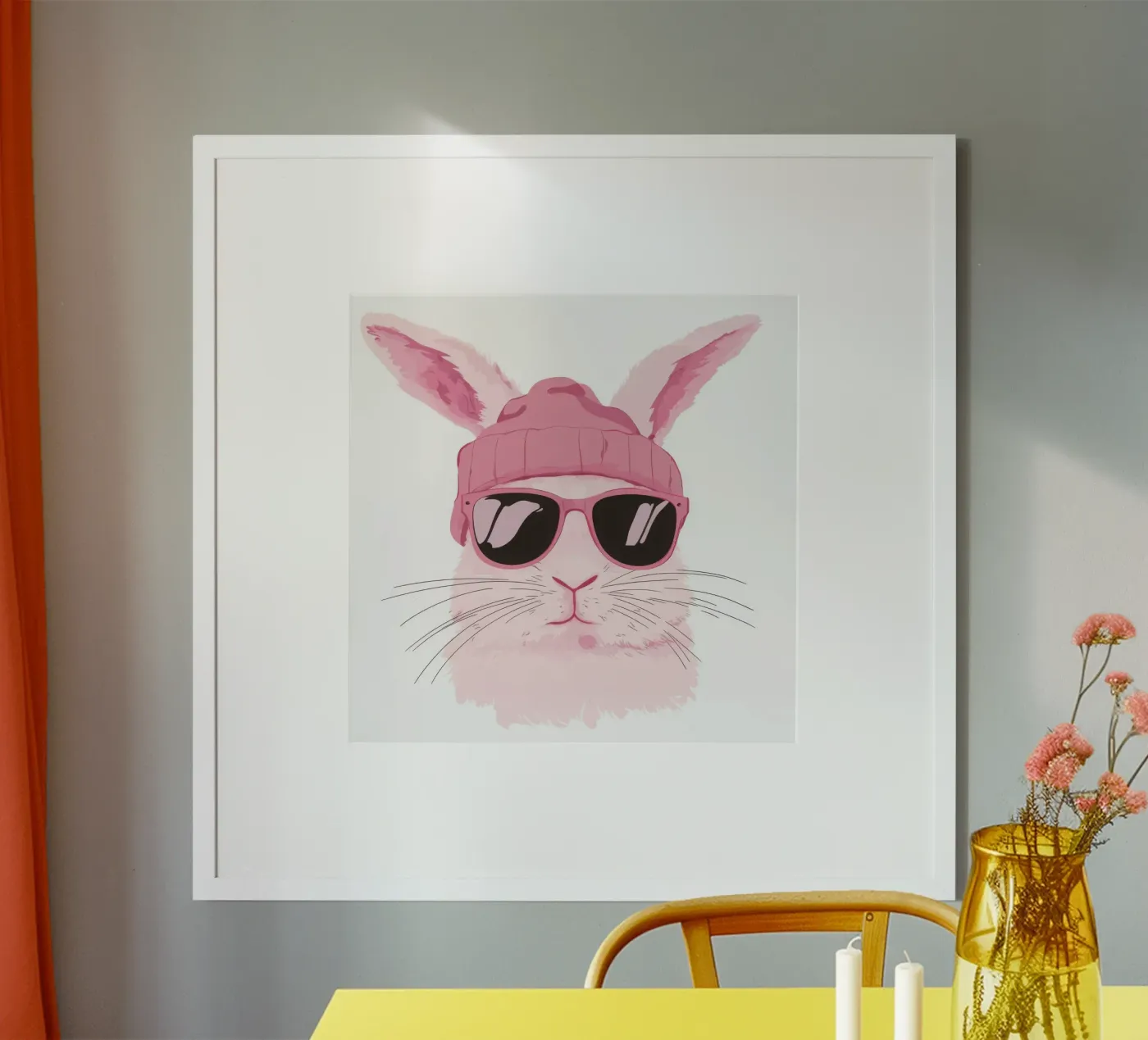 Cute Rabbit 7 poster by So Cute Land - Affiches et posters
